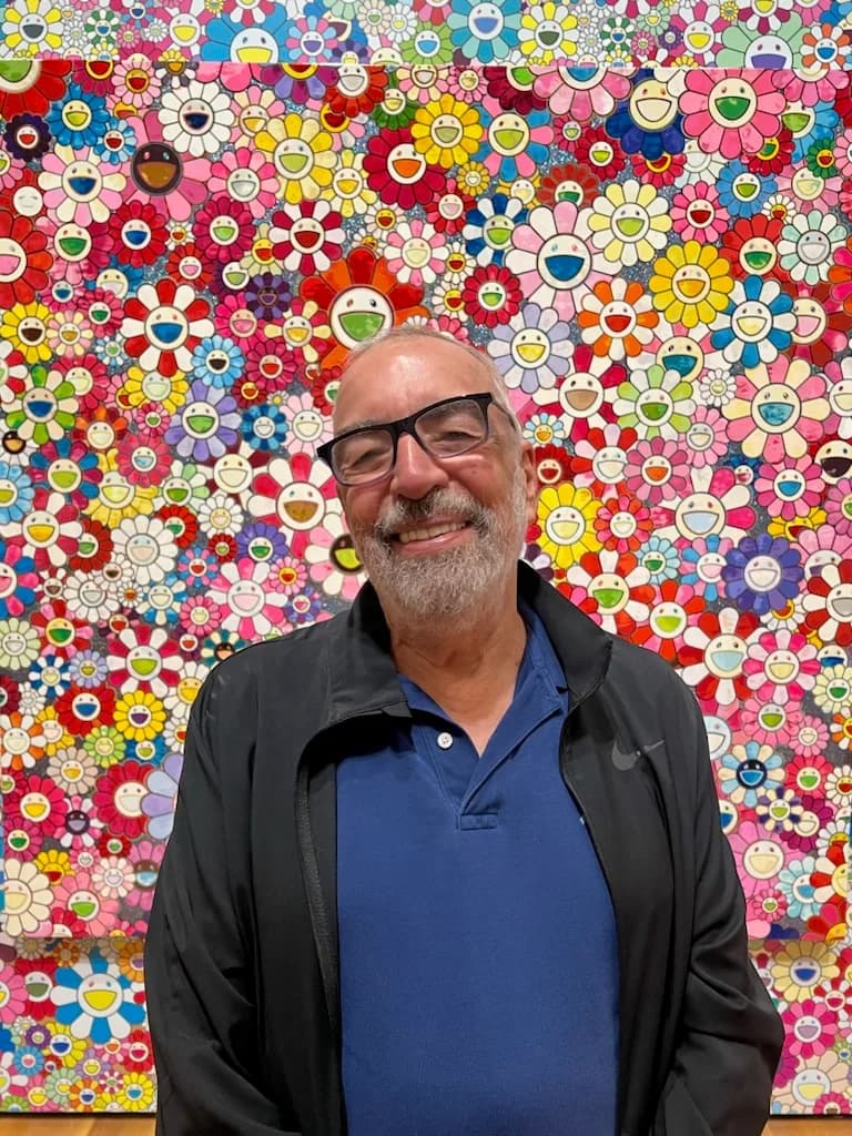 At the Murakami exhibition and the Cleveland Museum of Art