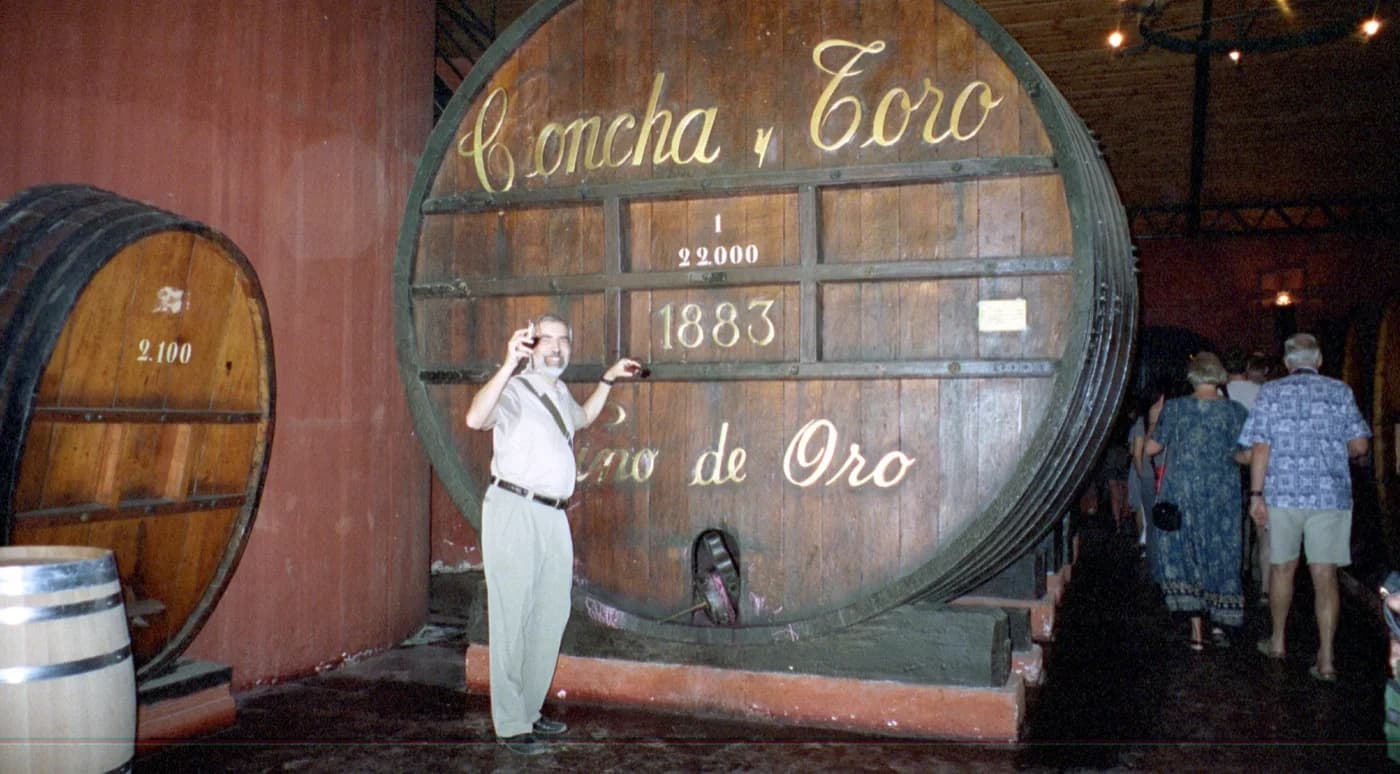 A visit to the Concha y Toro vineyard outside Santiago