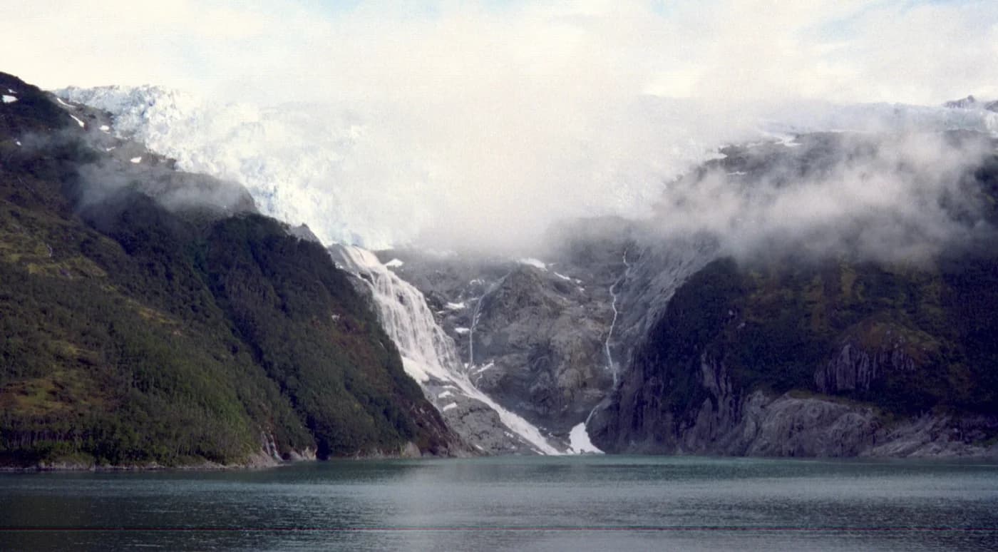 Cruising Patagonian coast, glaciers; or what is left of them