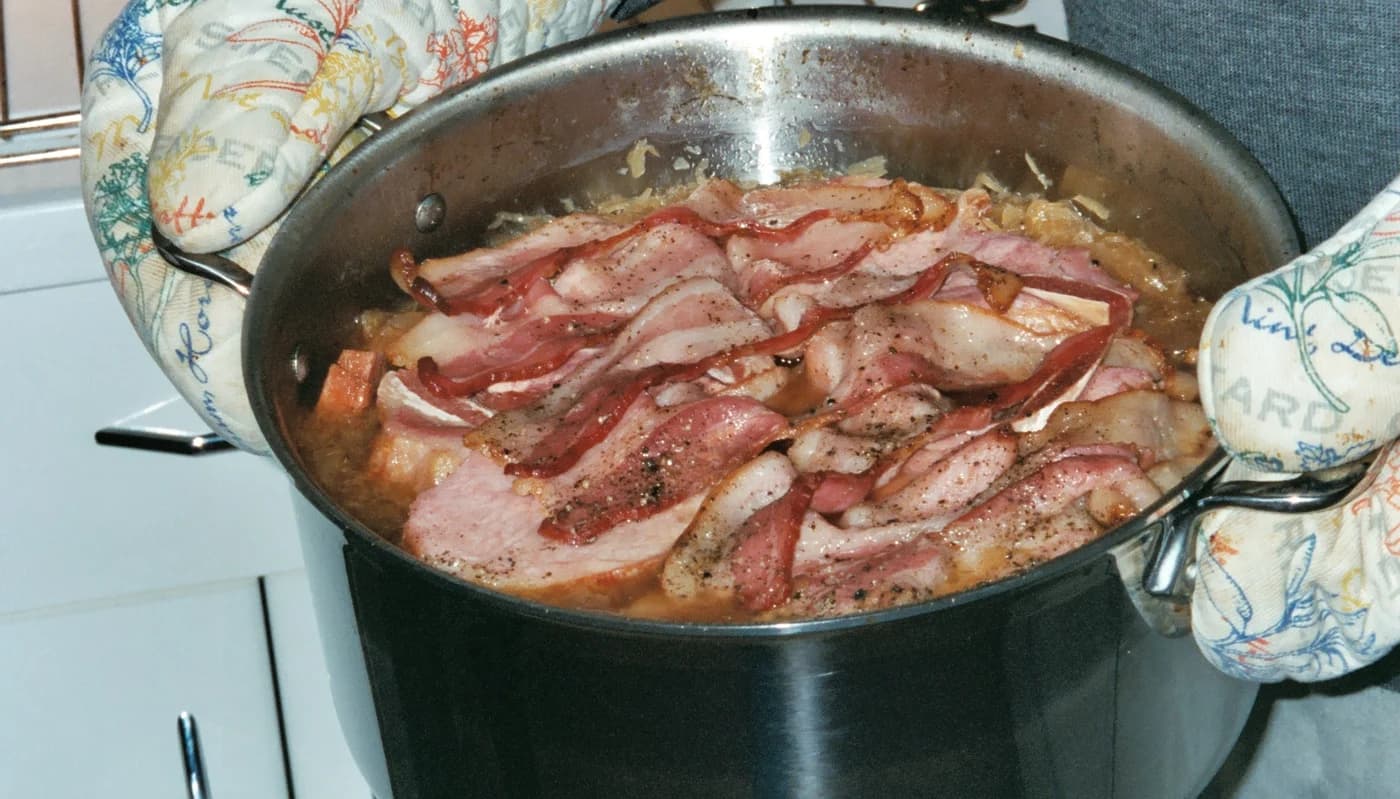 New Year's Day Choucroute. Hours of prep but worth it.