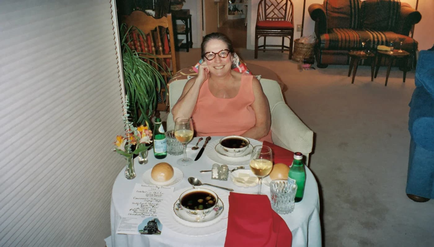Valentine's Day, Mary Alice made us a dining car dinner from the Union Pacific cookbook.