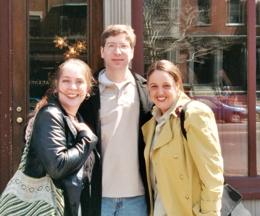 Alison, Seth and Amy, Easter in Washington, DC